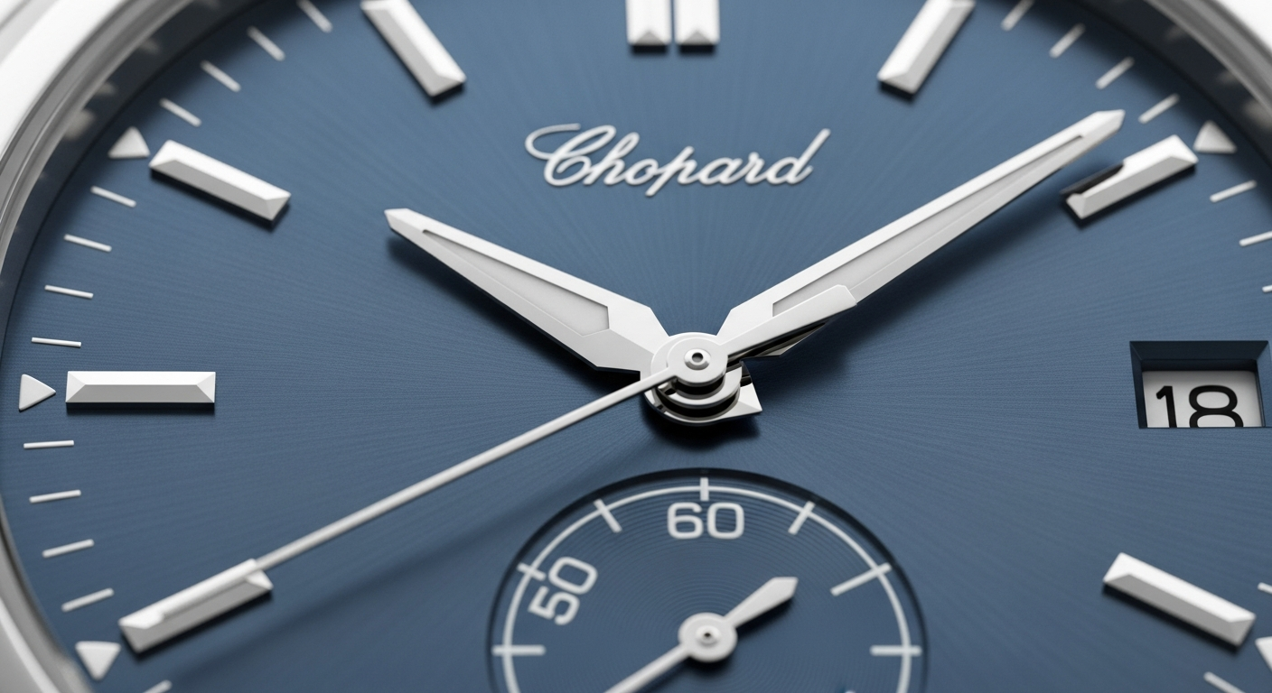 luxury mechanical watch detail