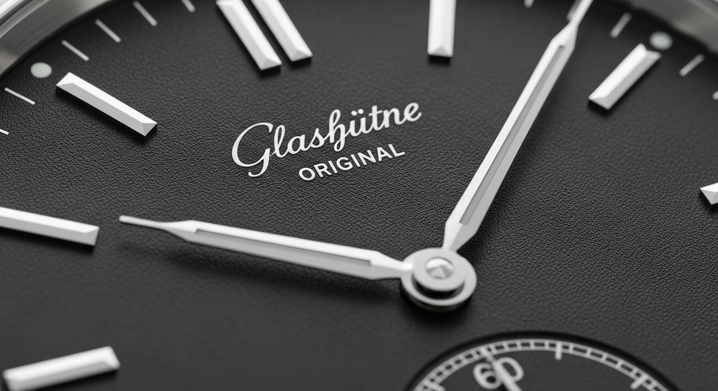 luxury mechanical watch detail