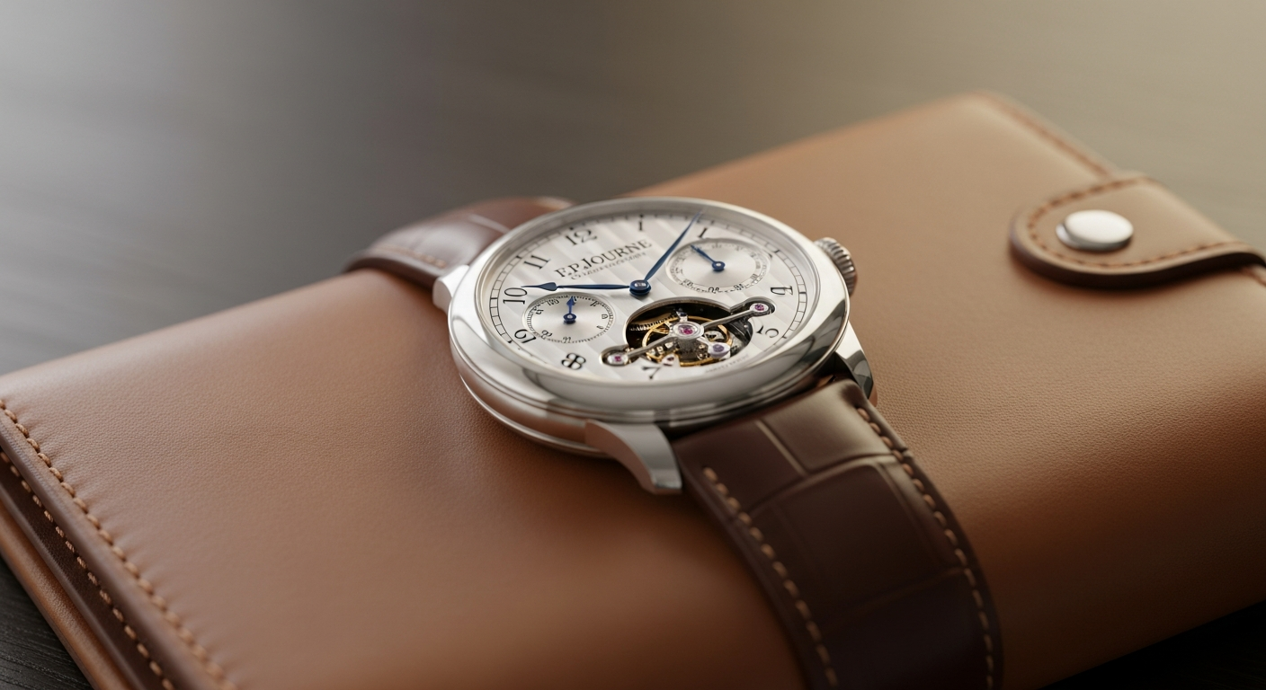 luxury mechanical watch detail