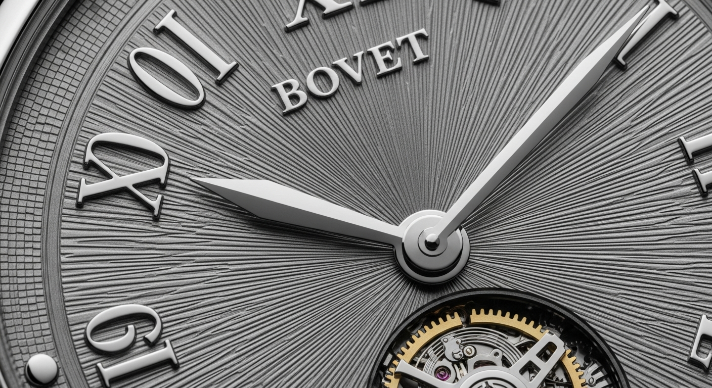 luxury mechanical watch detail