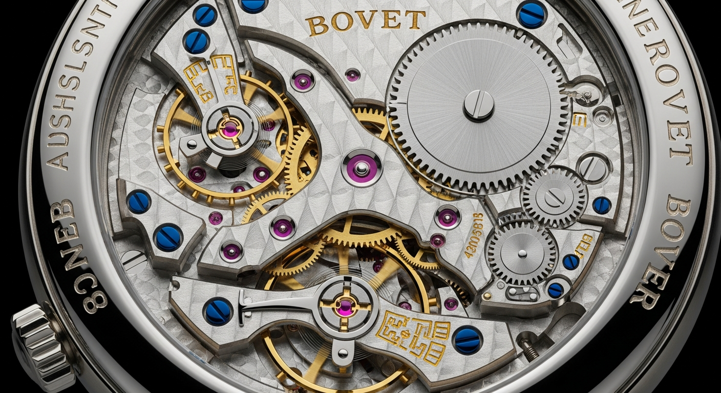 luxury mechanical watch detail