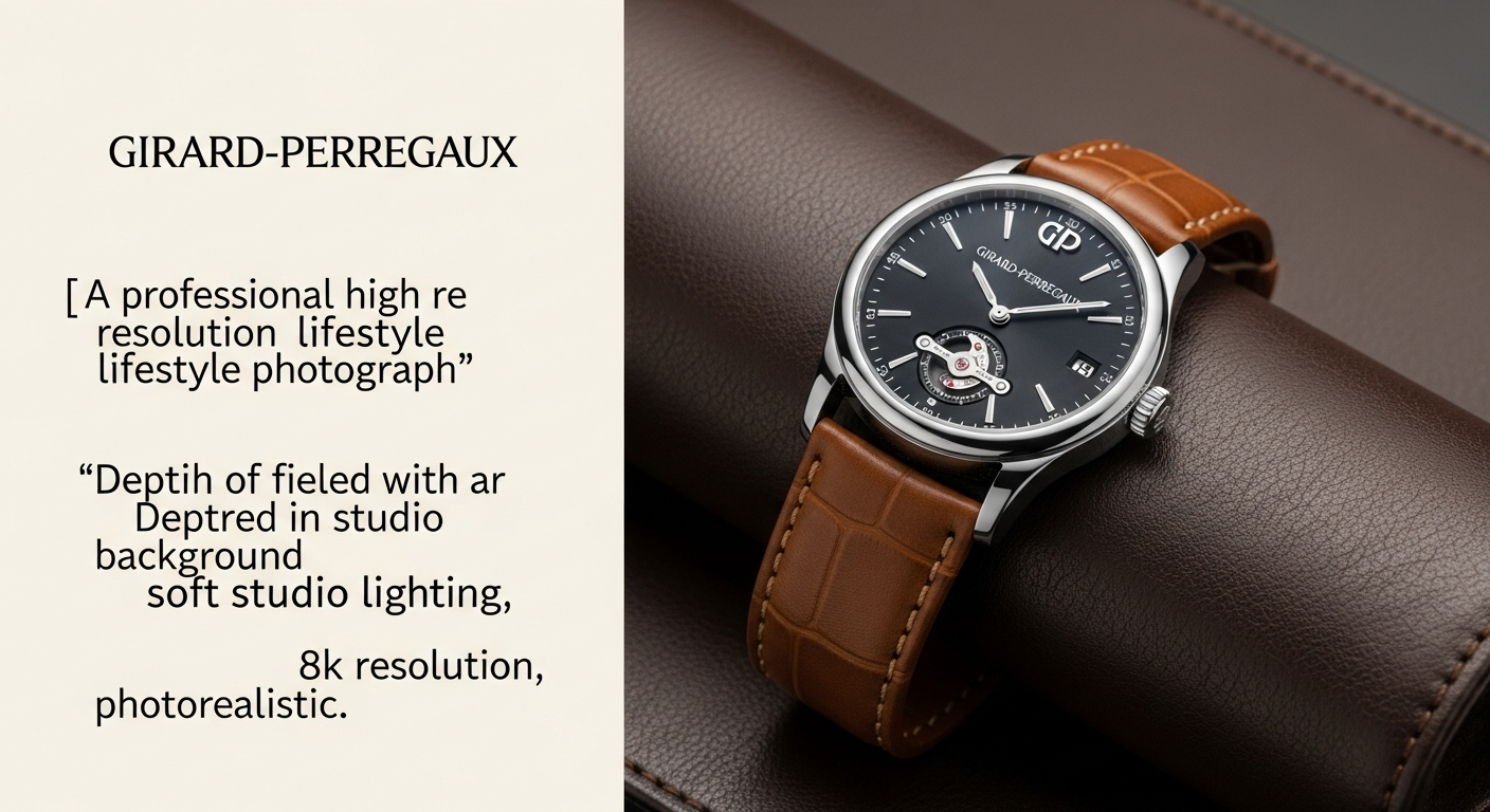 luxury mechanical watch detail