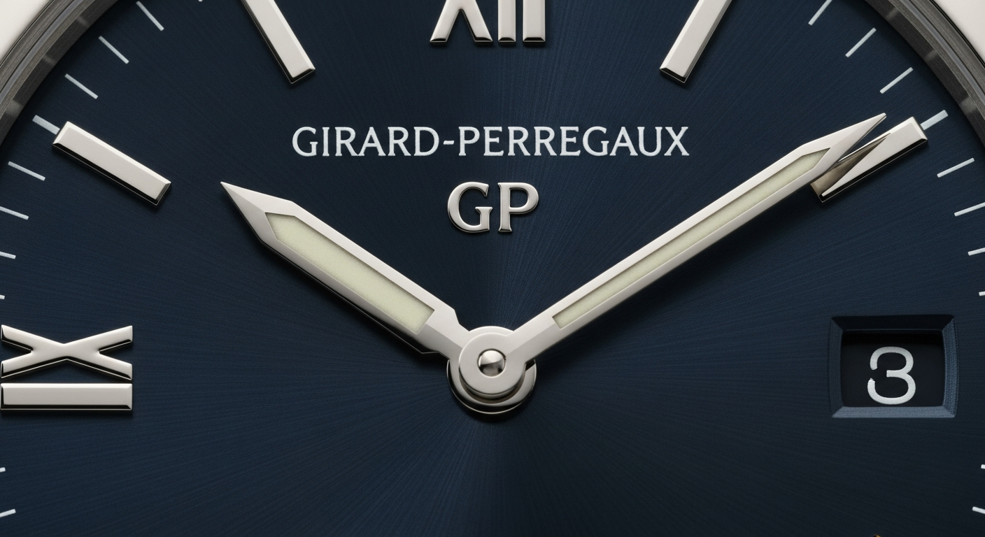 luxury mechanical watch detail