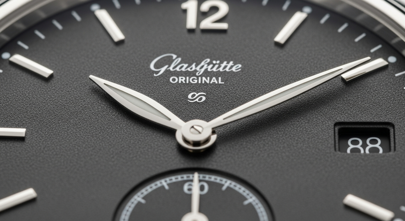 luxury mechanical watch detail