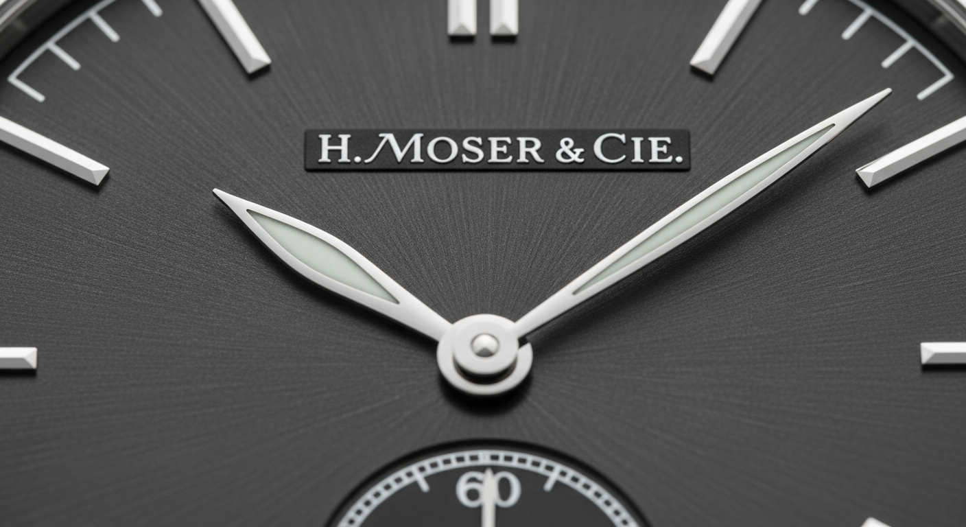 luxury mechanical watch detail