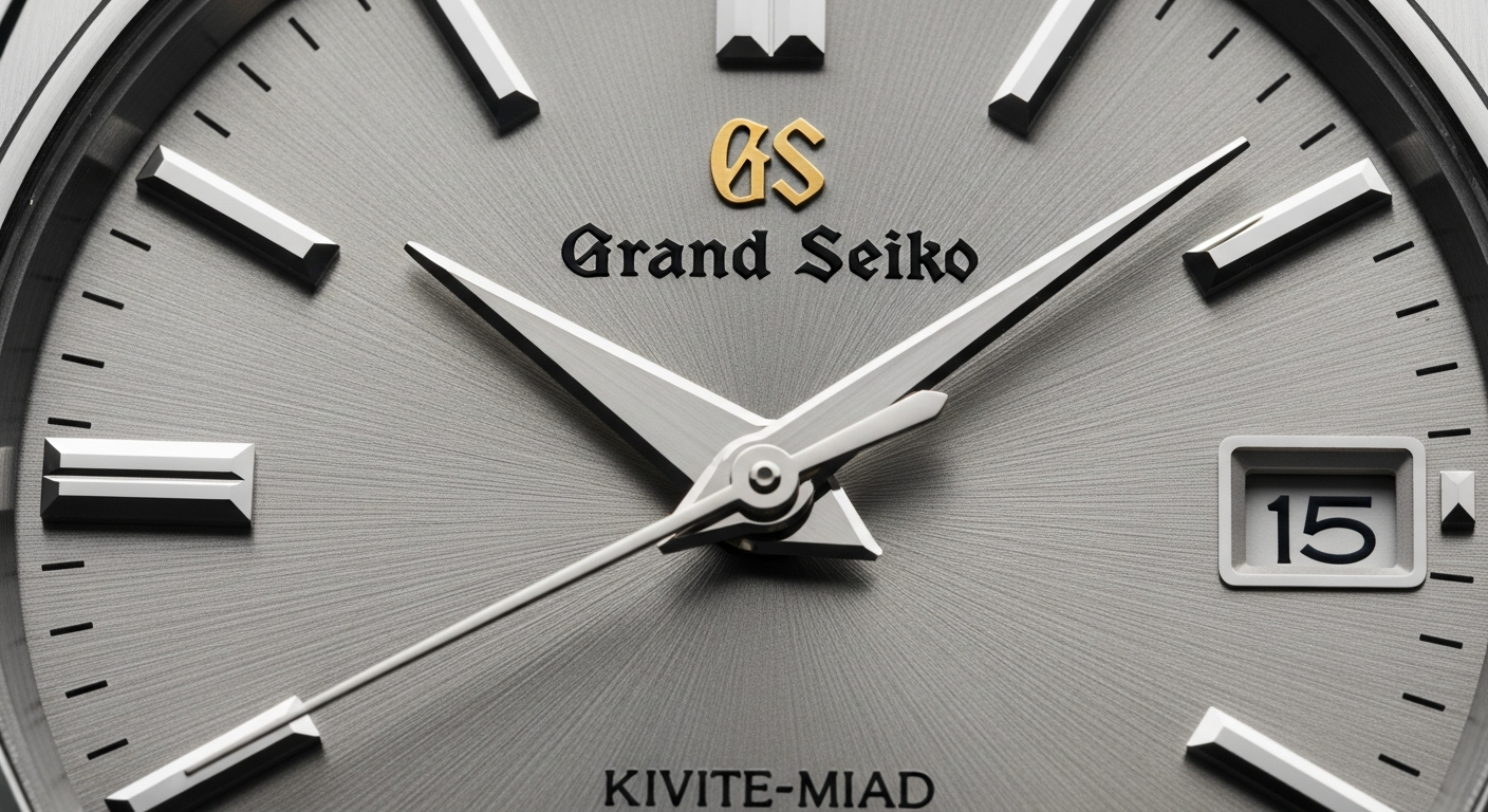 luxury mechanical watch detail