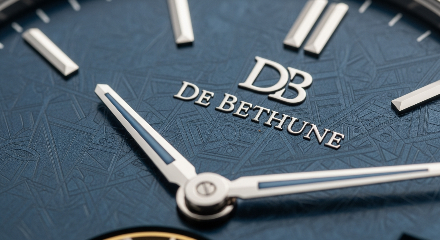 luxury mechanical watch detail