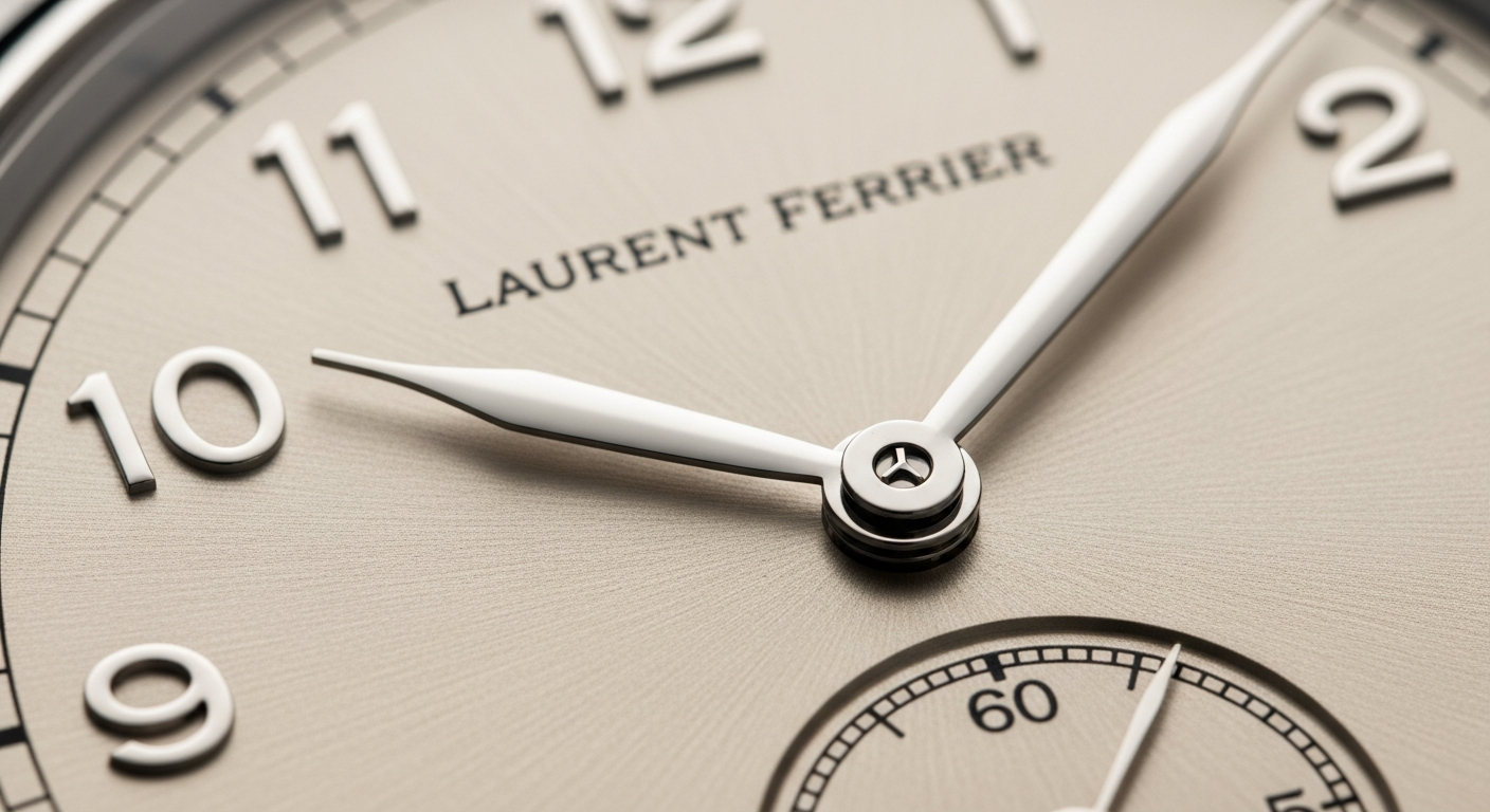 luxury mechanical watch detail