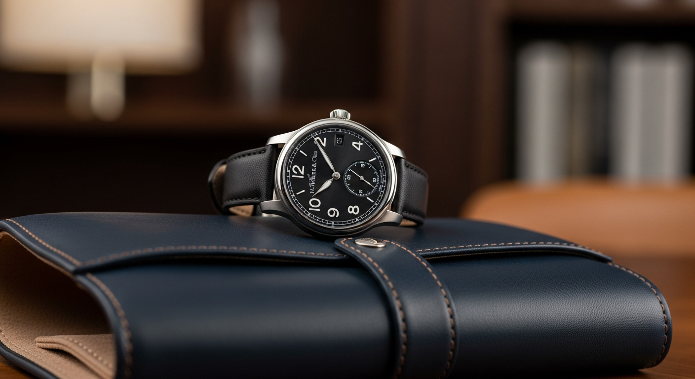 luxury mechanical watch detail