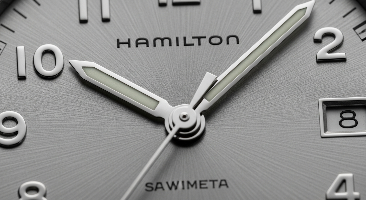 luxury mechanical watch detail