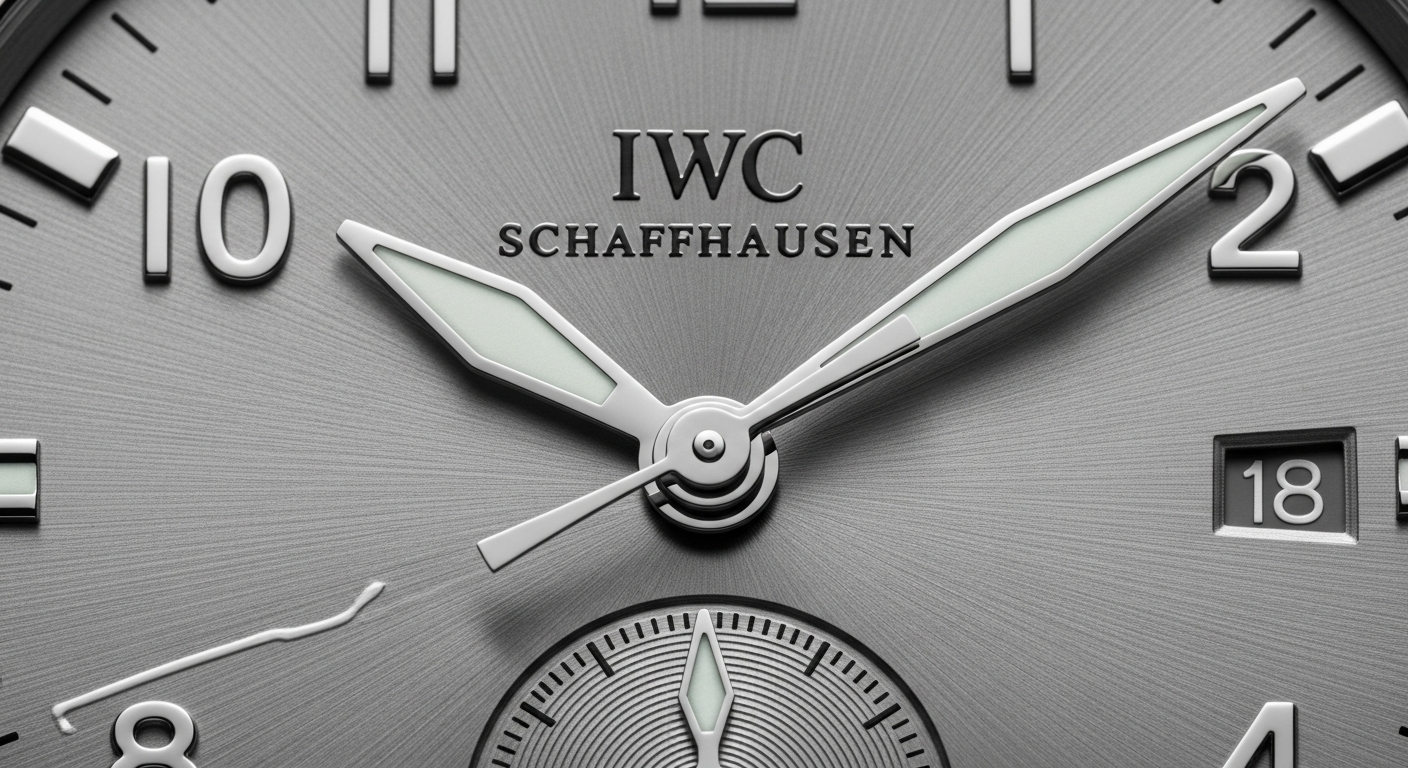 luxury mechanical watch detail