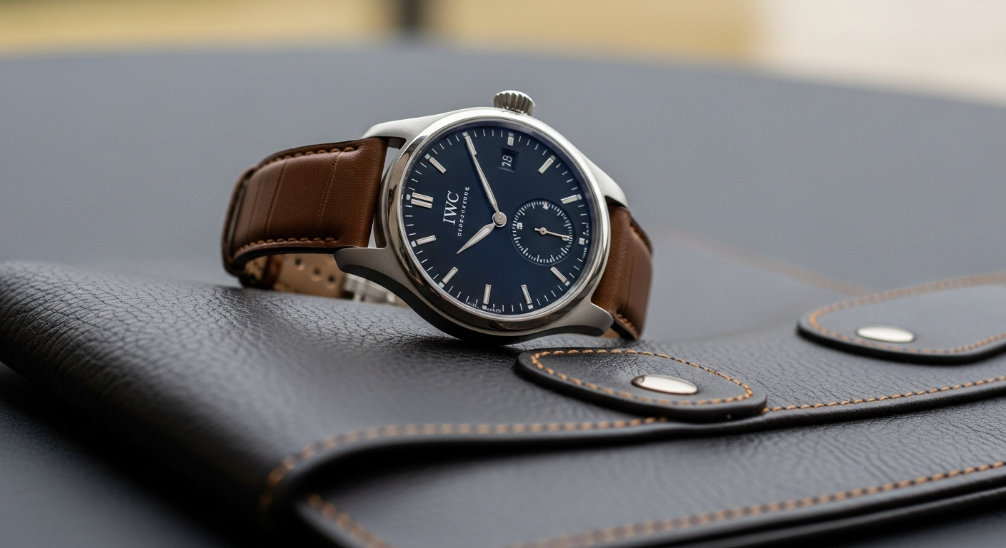 luxury mechanical watch detail