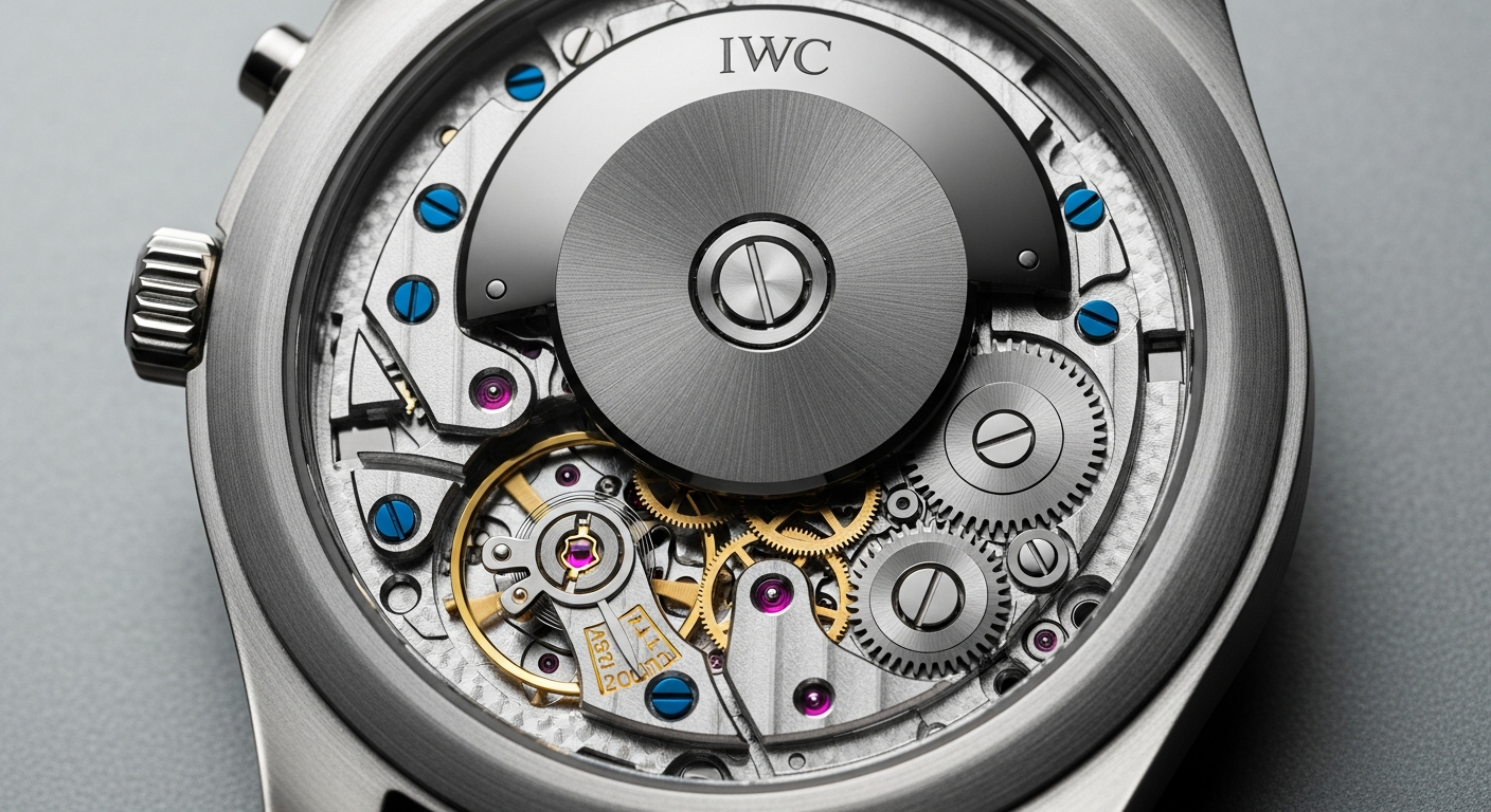 luxury mechanical watch detail