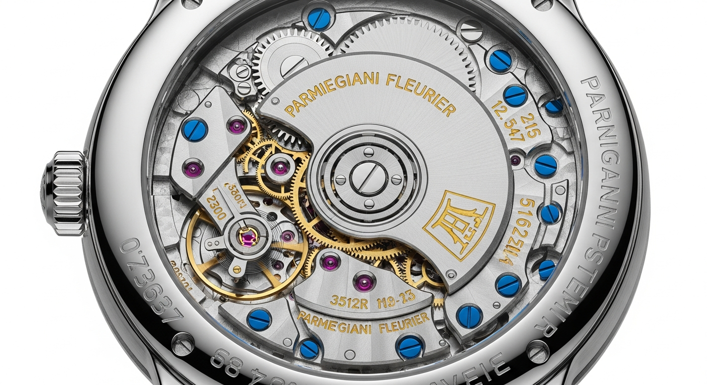 luxury mechanical watch detail