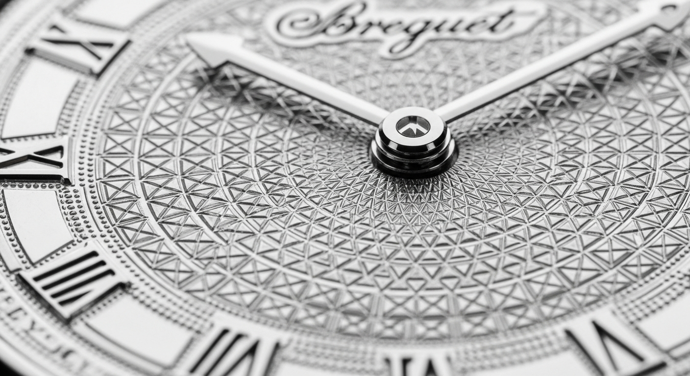 luxury mechanical watch detail