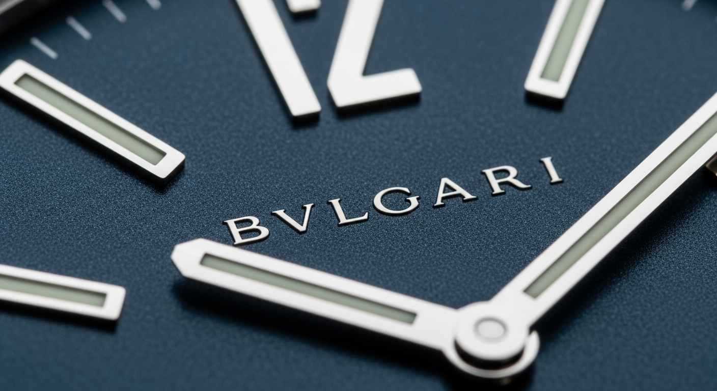 luxury mechanical watch detail