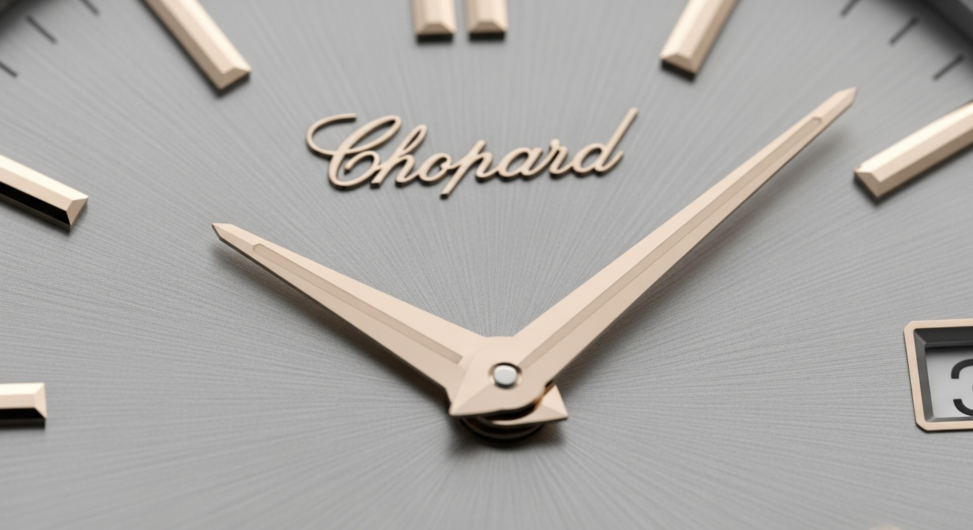 luxury mechanical watch detail