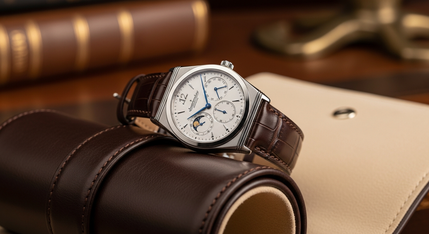 luxury mechanical watch detail