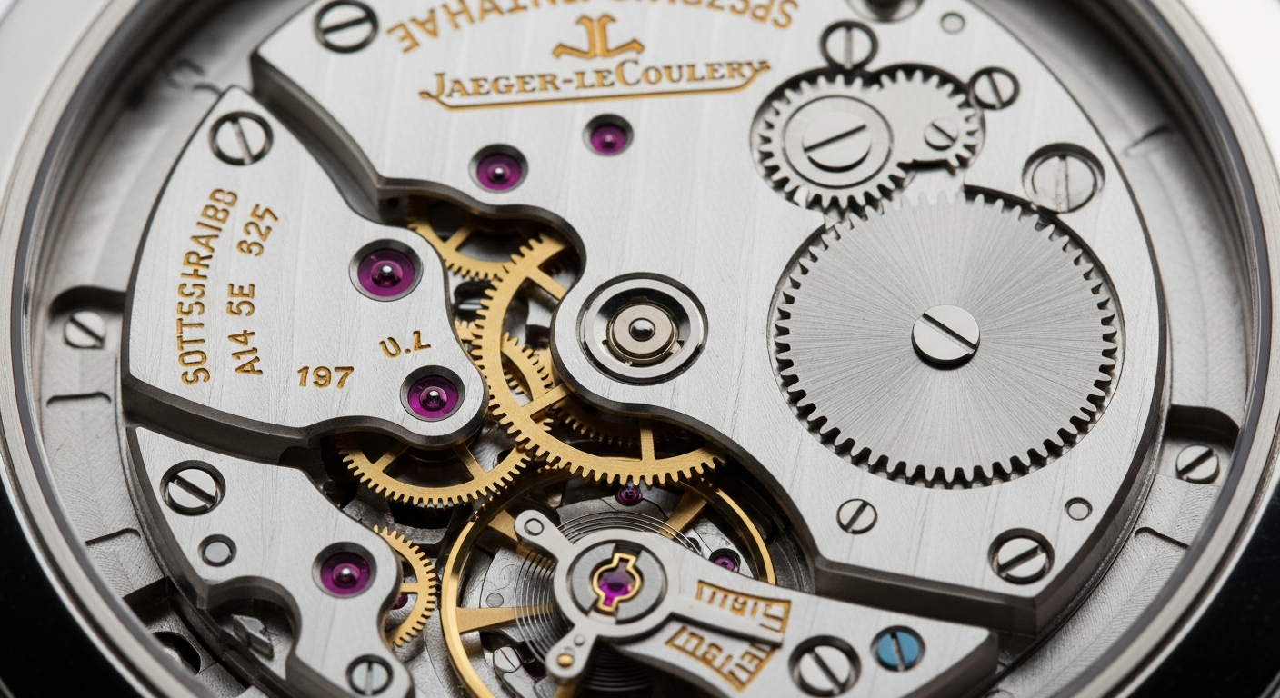 luxury mechanical watch detail