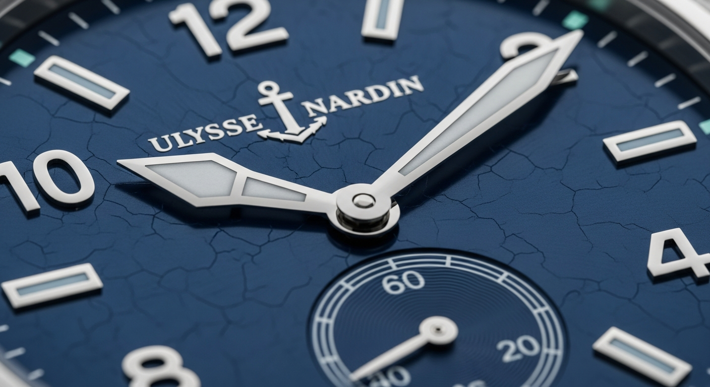 luxury mechanical watch detail