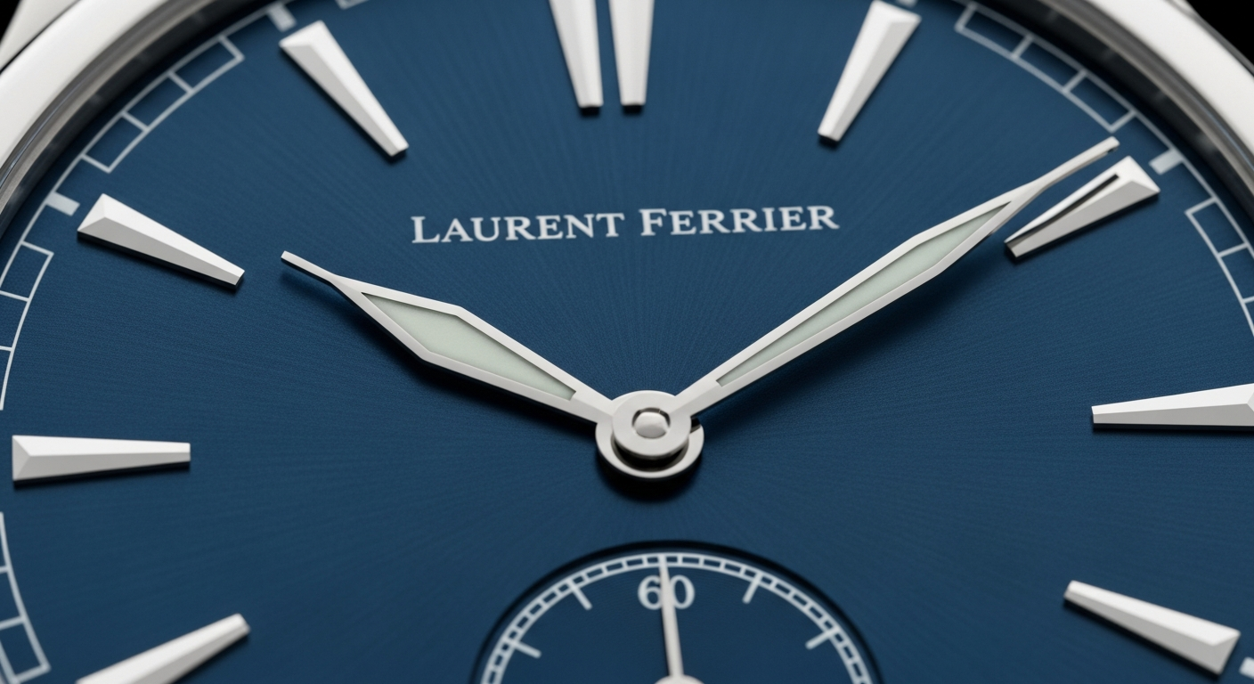 luxury mechanical watch detail