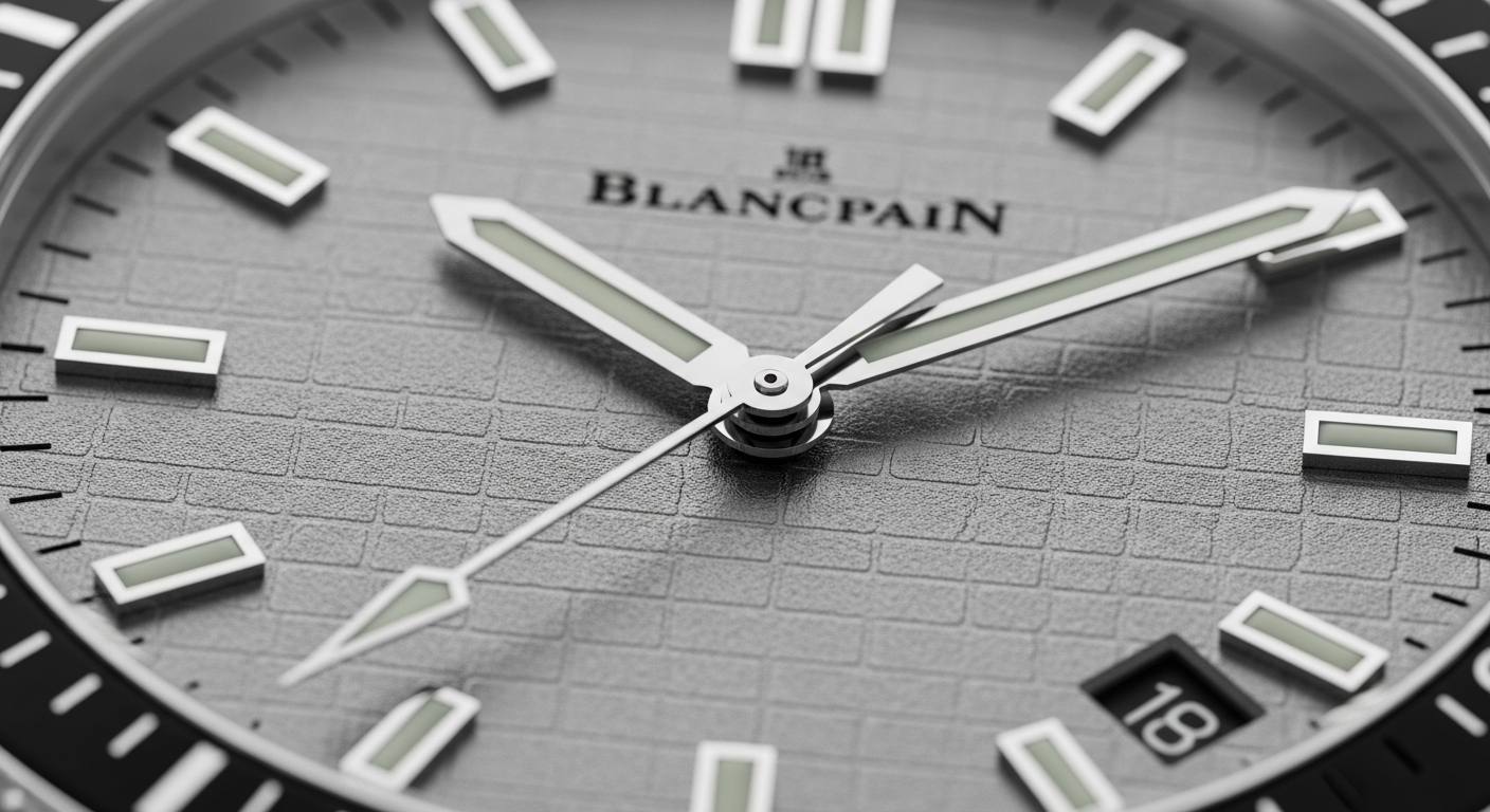 luxury mechanical watch detail