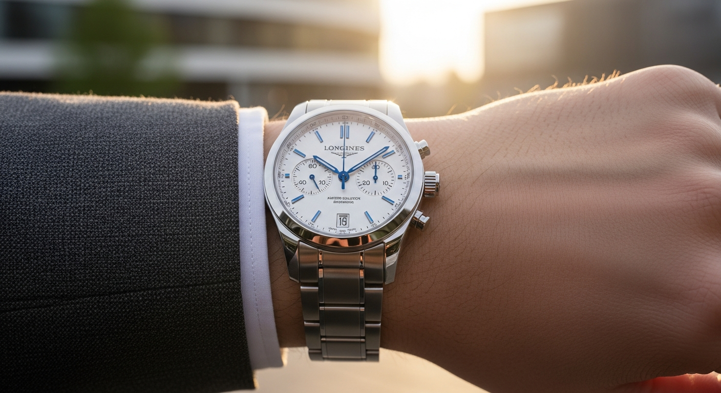 luxury mechanical watch detail