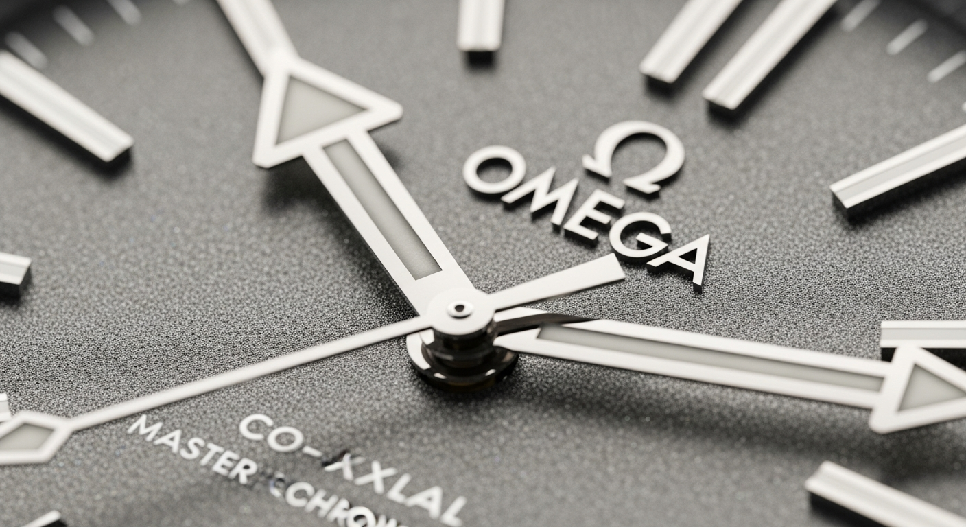 luxury mechanical watch detail