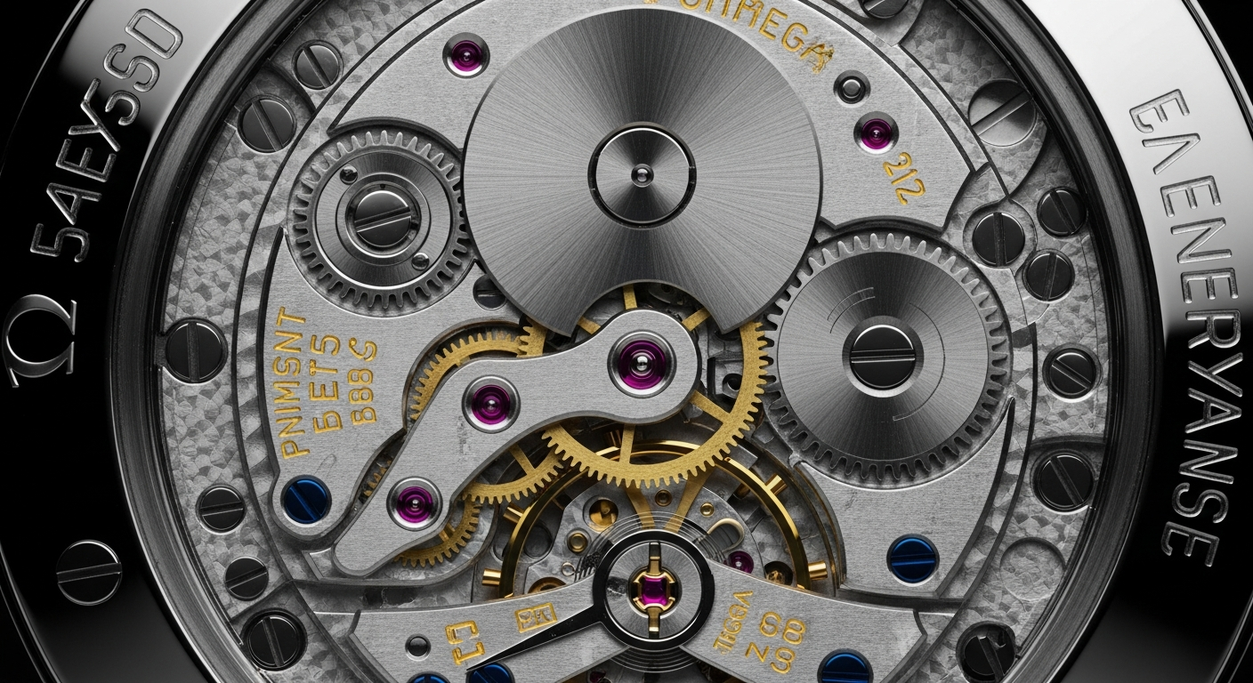 luxury mechanical watch detail