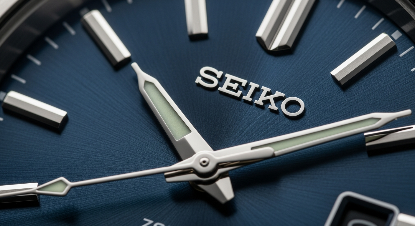 luxury mechanical watch detail