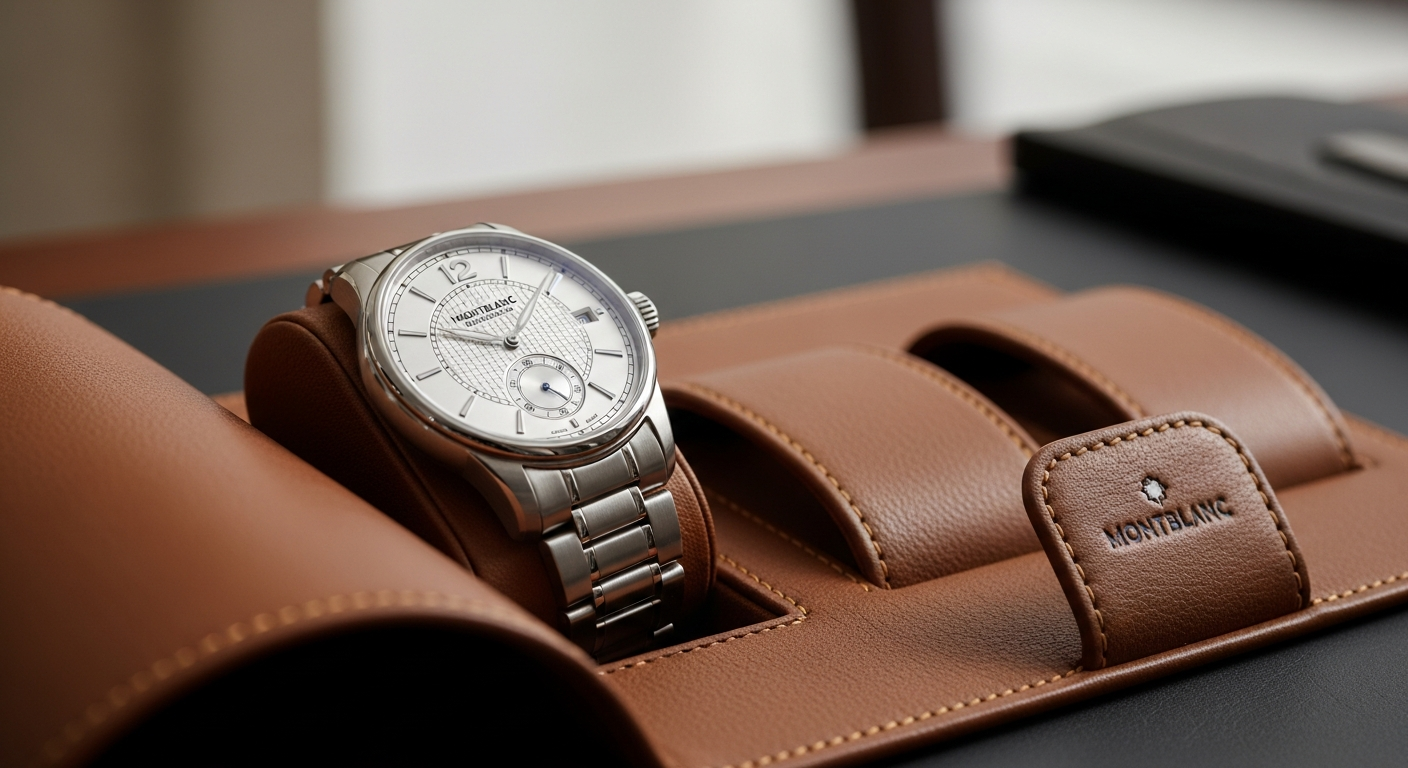 luxury mechanical watch detail