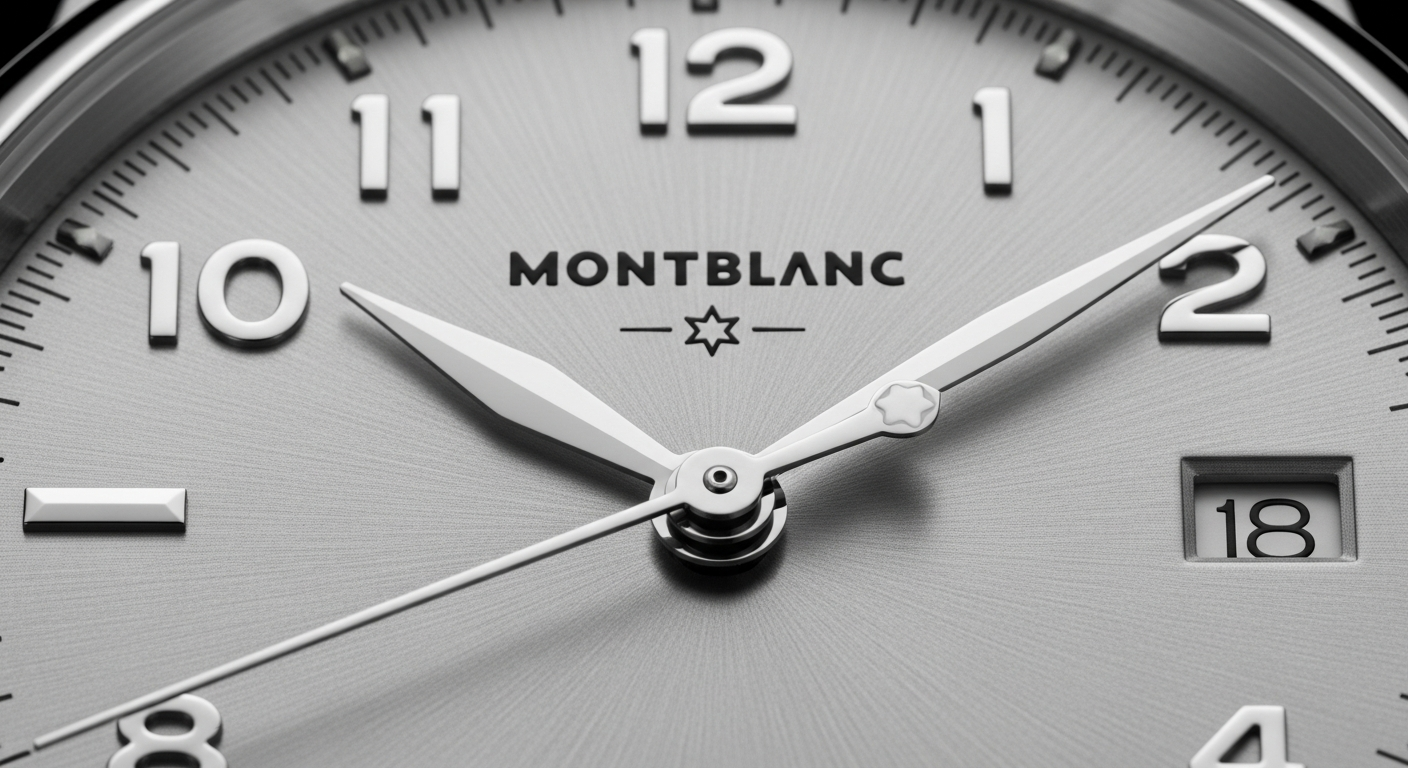 luxury mechanical watch detail