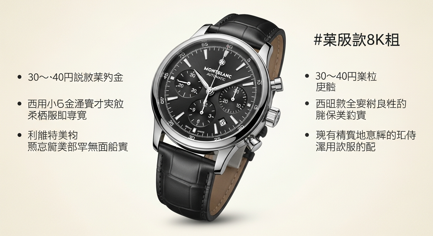 luxury mechanical watch detail