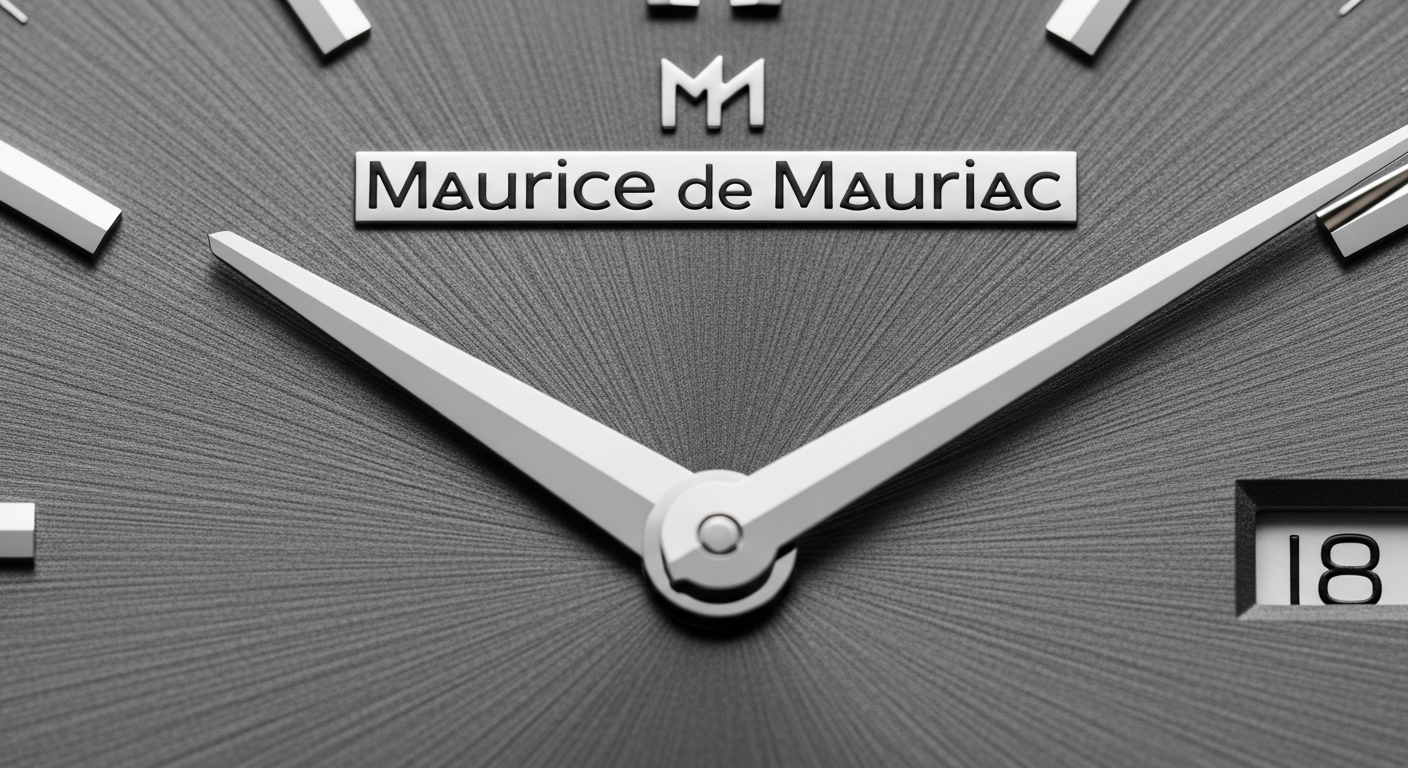 luxury mechanical watch detail