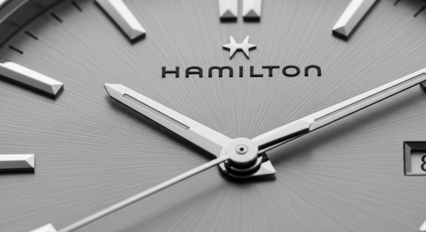 luxury mechanical watch detail