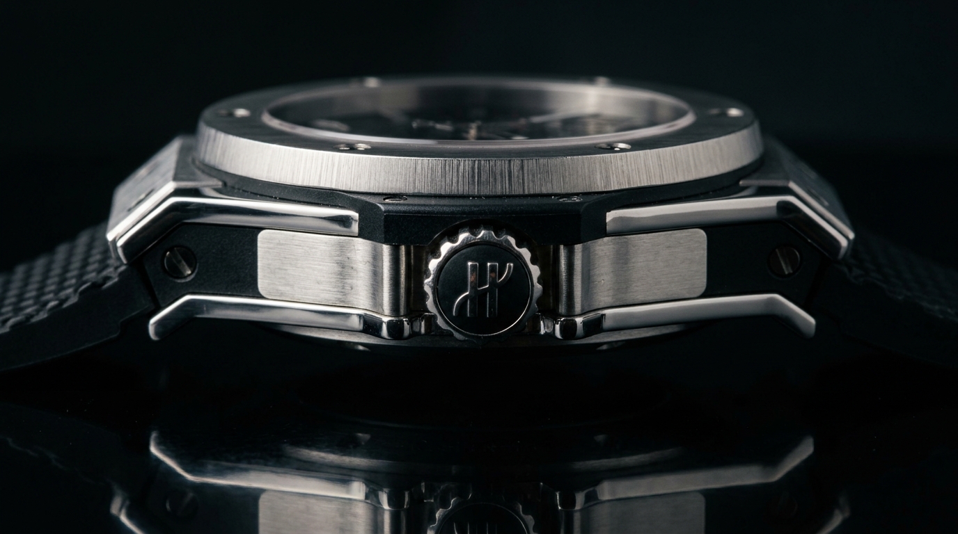 luxury mechanical watch detail
