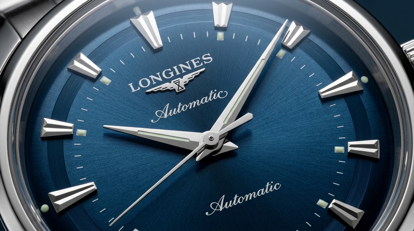 luxury mechanical watch detail