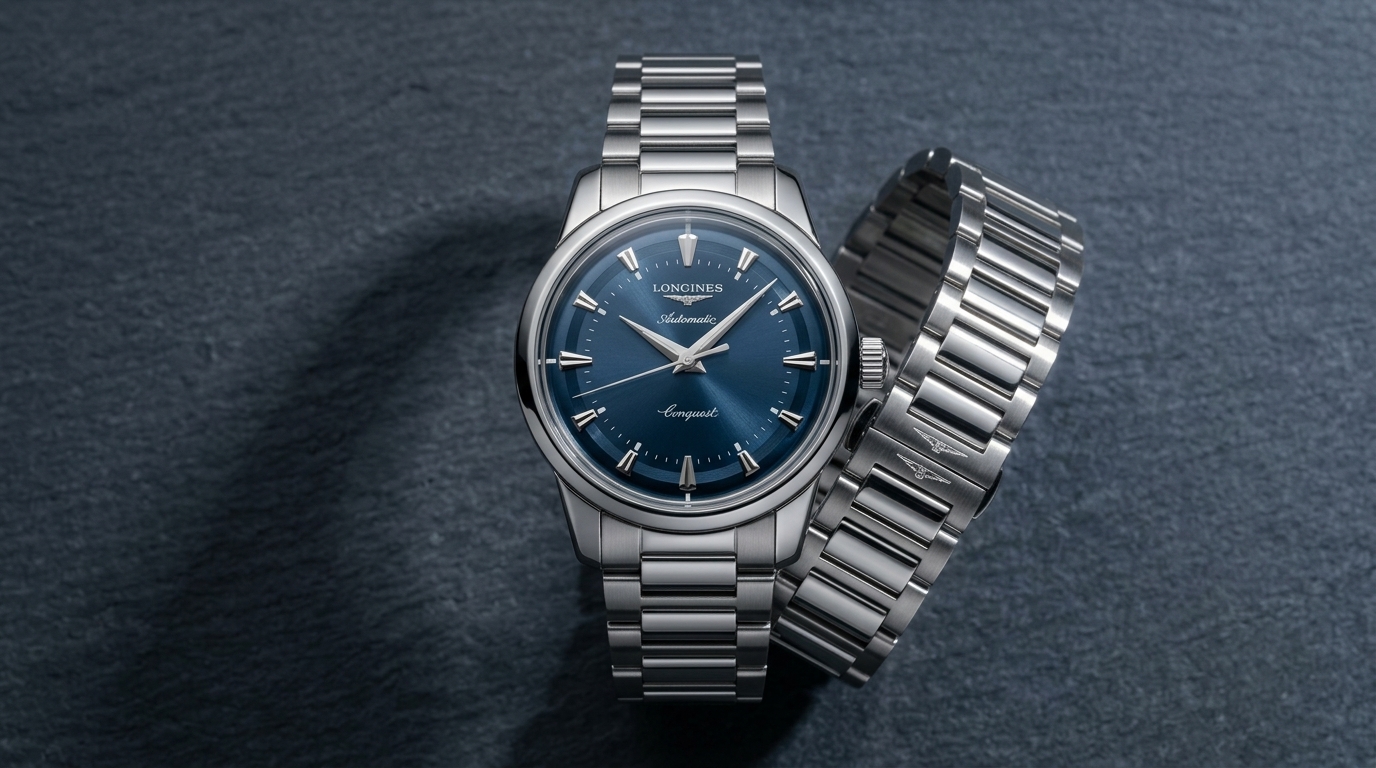 luxury mechanical watch detail
