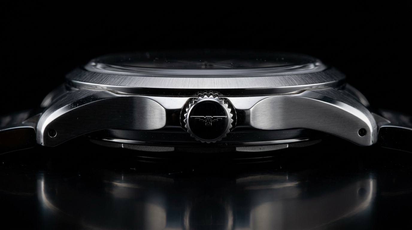 luxury mechanical watch detail
