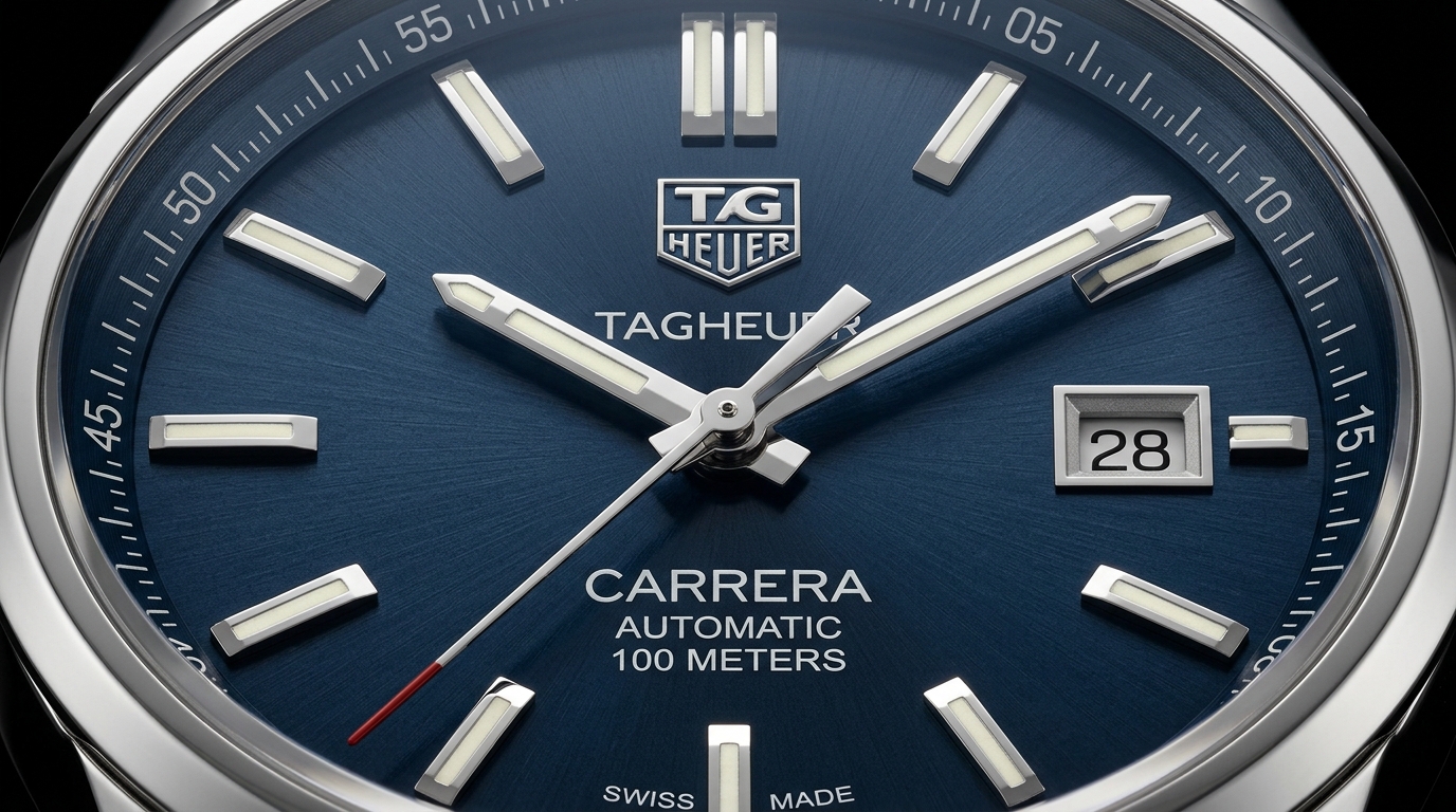 luxury mechanical watch detail