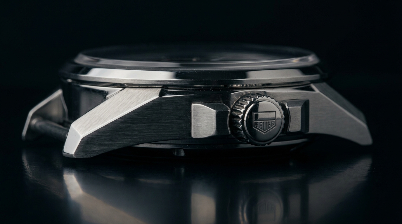 luxury mechanical watch detail