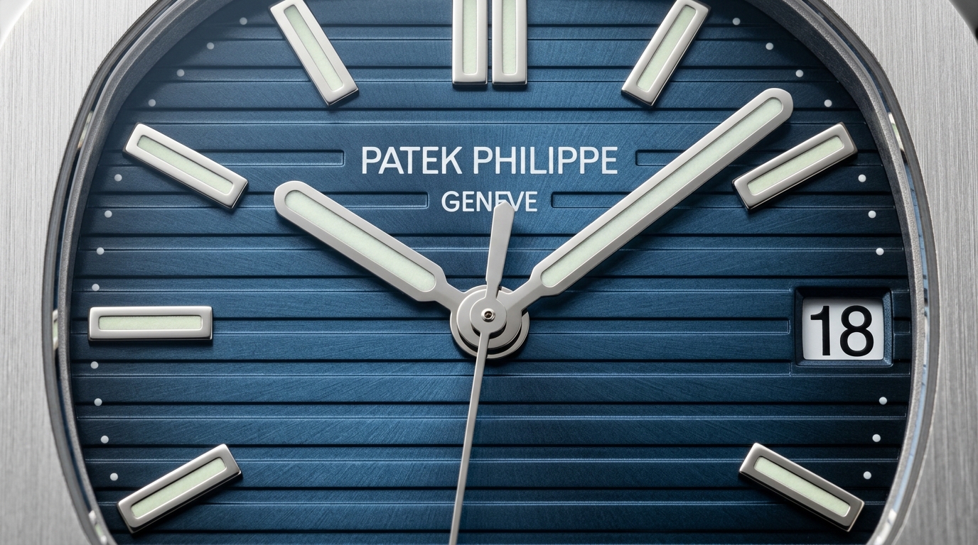 luxury mechanical watch detail