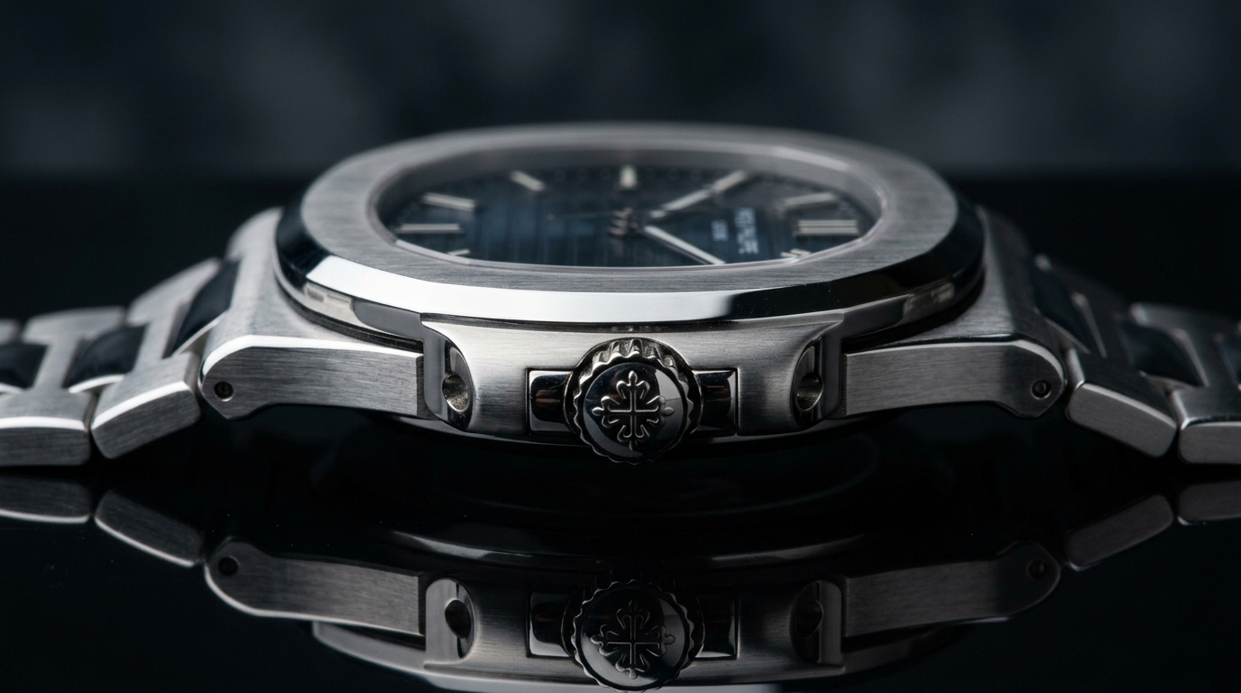 luxury mechanical watch detail