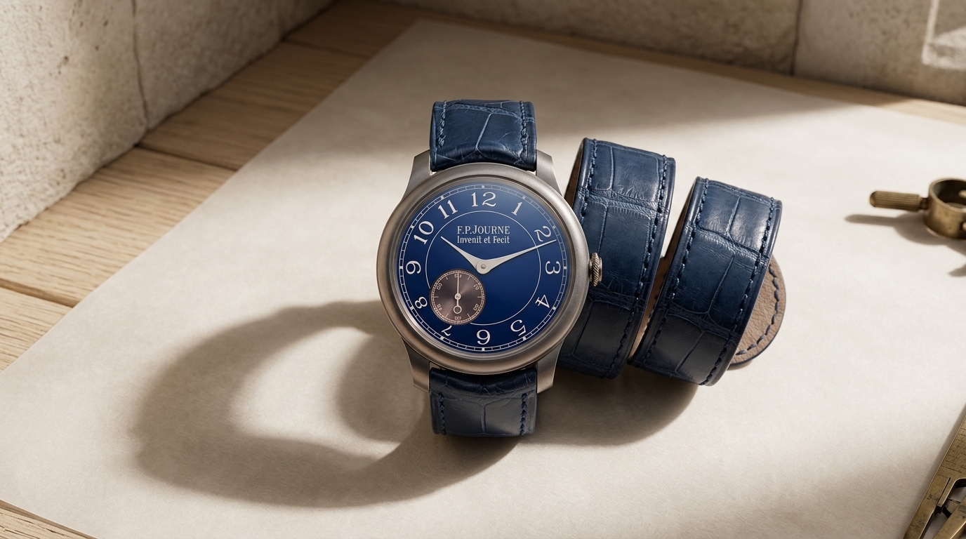 luxury mechanical watch detail