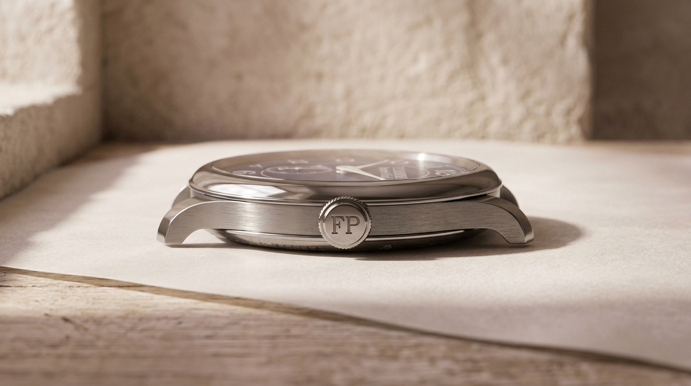 luxury mechanical watch detail