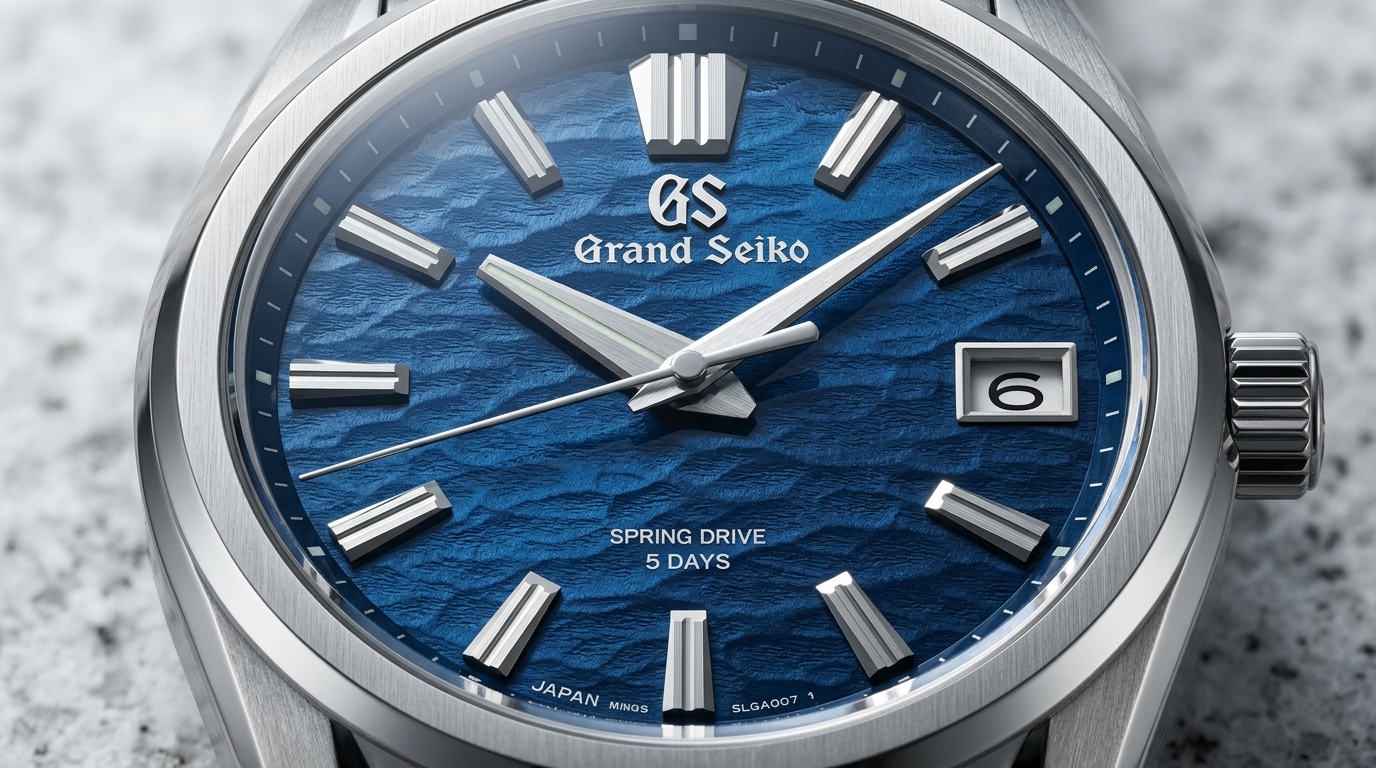 luxury mechanical watch detail