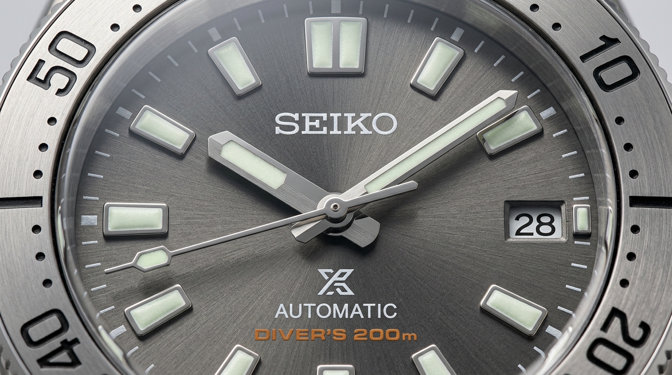 luxury mechanical watch detail