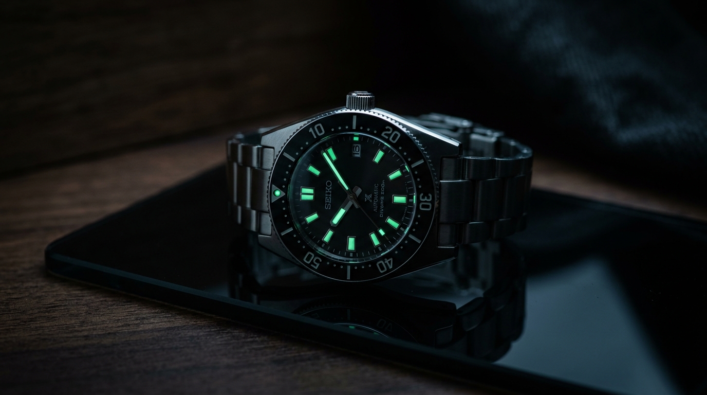 luxury mechanical watch detail