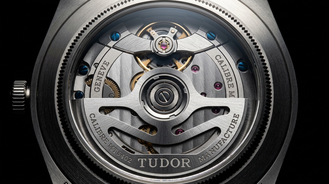 luxury mechanical watch detail
