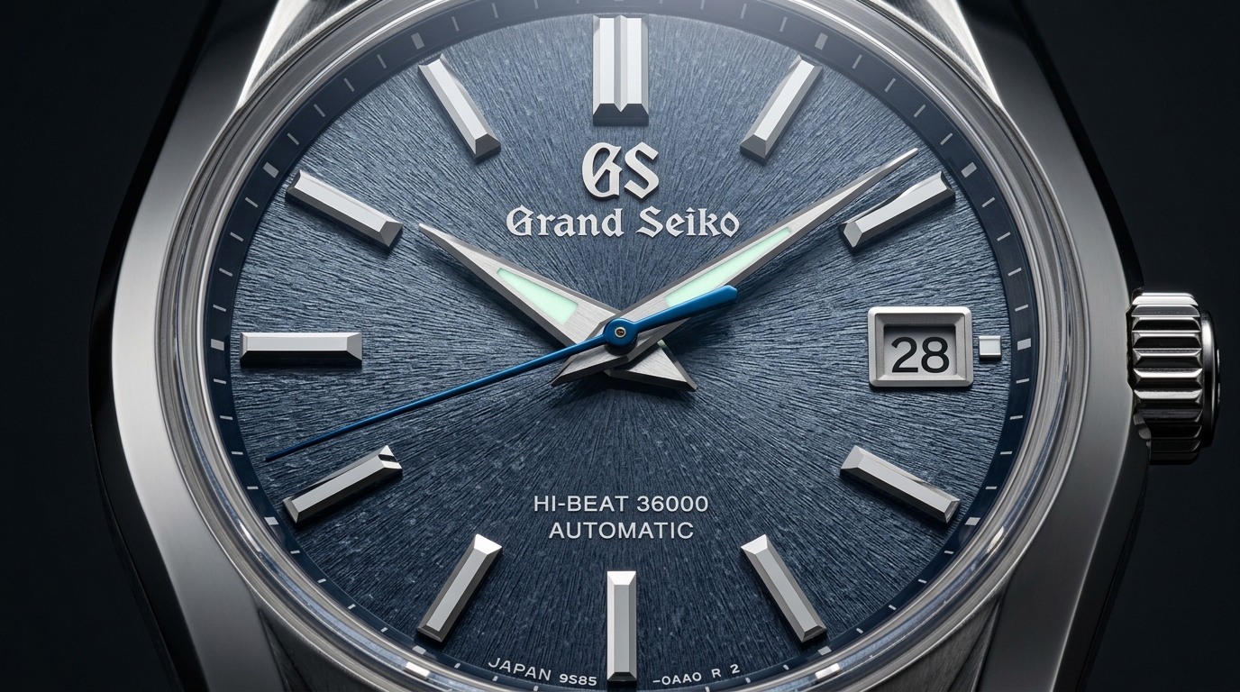 luxury mechanical watch detail